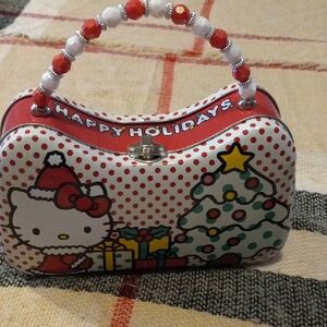 Hello Kitty Red and White Holiday Bag
